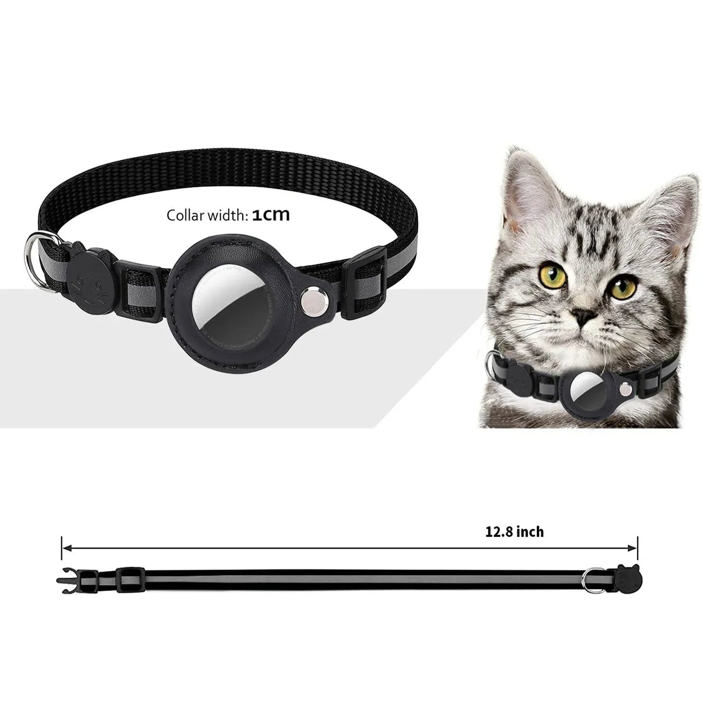Collare per Gatti con Supporto AirTag