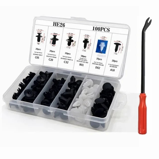 Kit Fastener Clip Auto