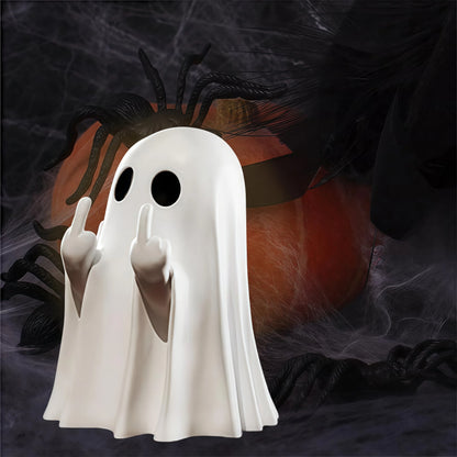 Statuetta Fantasma con Dito Medio