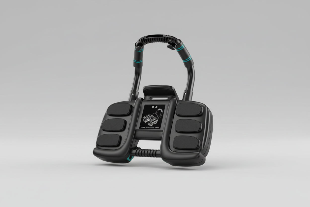 Abdominal Wheel 6 Ruote con Ritorno Automatico