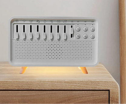 White Noise Sleep Sound Machine , Flame Aroma Diffuser