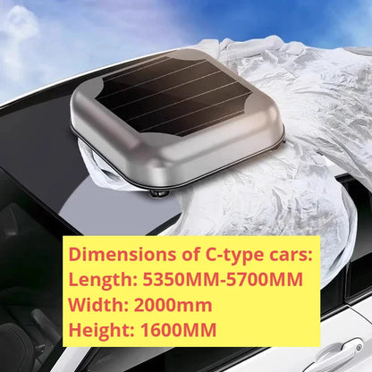 Telo Copriauto Solare Automatico Intelligente con Controllo App | Copertura Retrattile Anti-sole e Pioggia