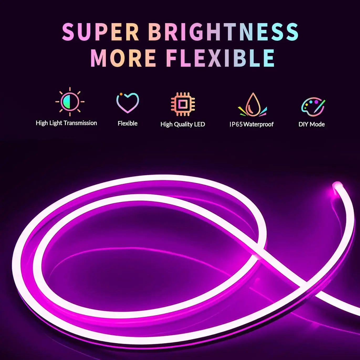Striscia LED Neon RGB Intelligente 24V