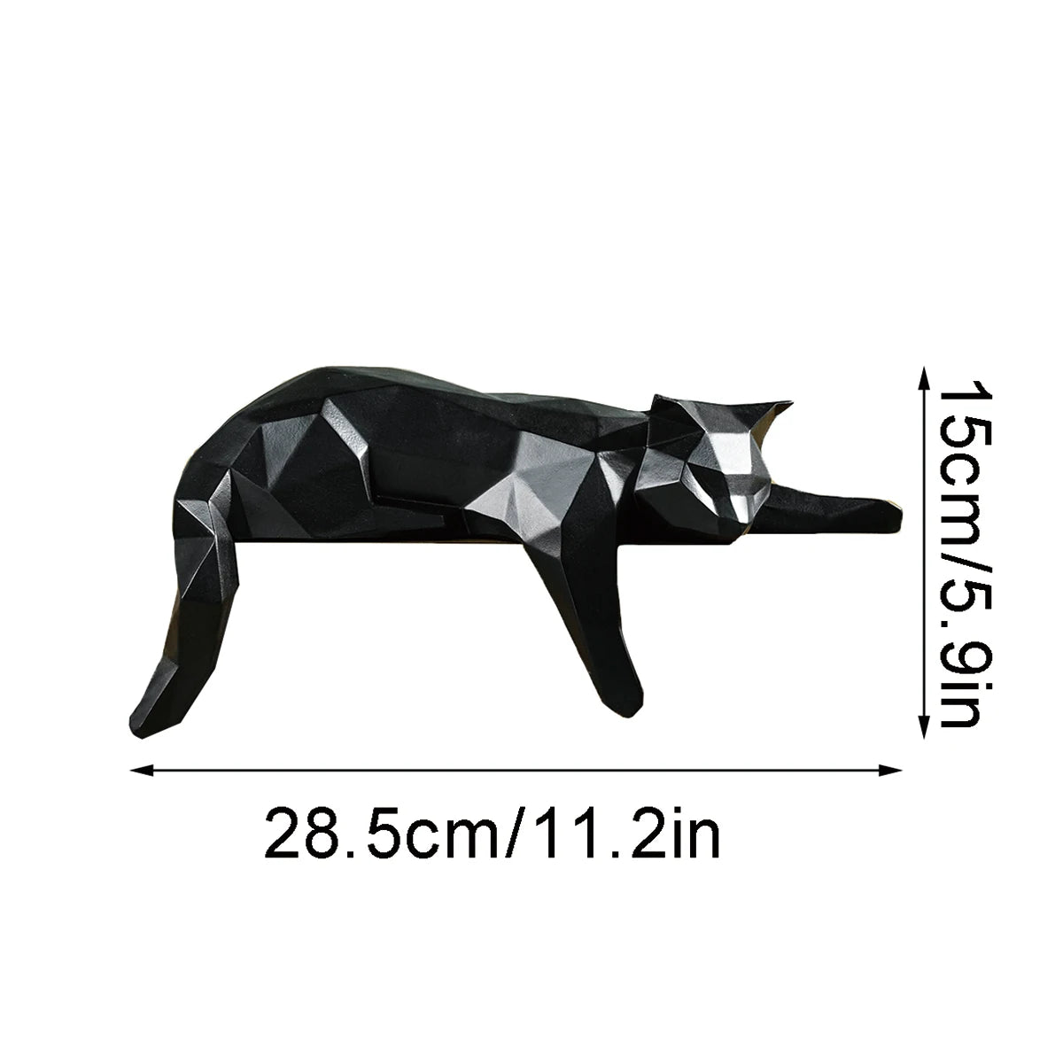 Statua Geometrica Gatto