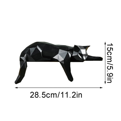 Statua Geometrica Gatto