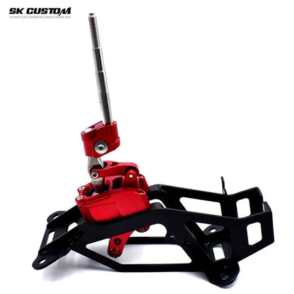 Leva Cambio Short Shifter Regolabile in Alluminio | Gear Shift Performance per Honda Fit GK5 e Modelli Compatibili