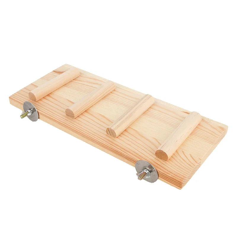 Piattaforma in Legno per Gabbia – Supporto per Uccelli e Piccoli Animali