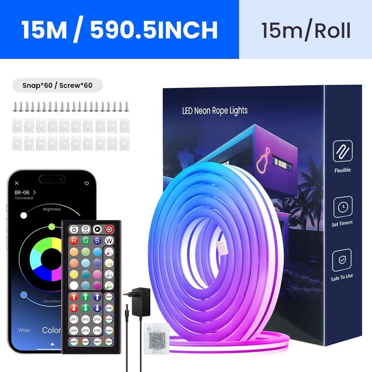 Striscia LED Neon RGB Intelligente 24V