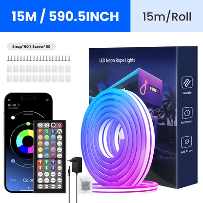 Striscia LED Neon RGB Intelligente 24V