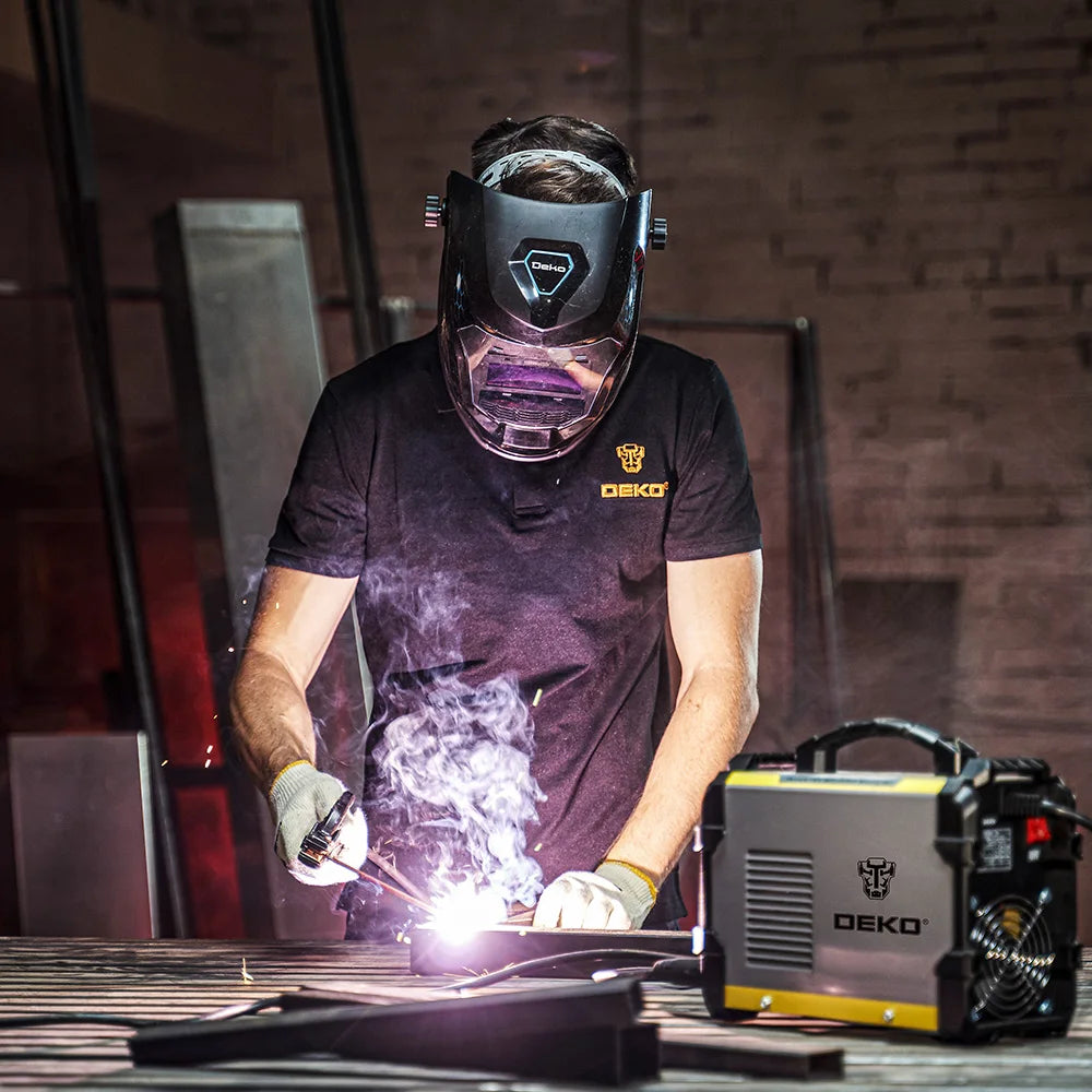 DEKOPRO MZ224 Solar Auto Darkening Welding Helmet