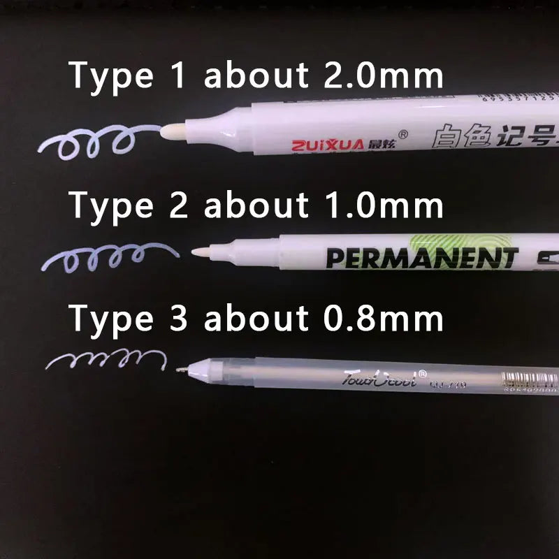 Dot Ding White Marker Pen Q034