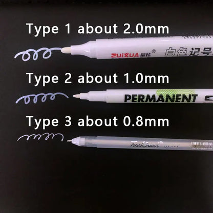 Dot Ding White Marker Pen Q034
