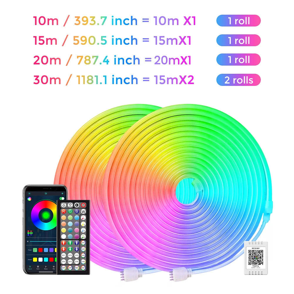 Striscia LED Neon RGB Intelligente 24V