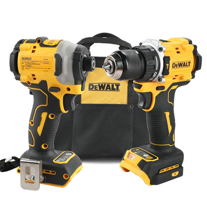 DEWALT Kit Trapano Avvitatore + Avvitatore a Impulsi Brushless