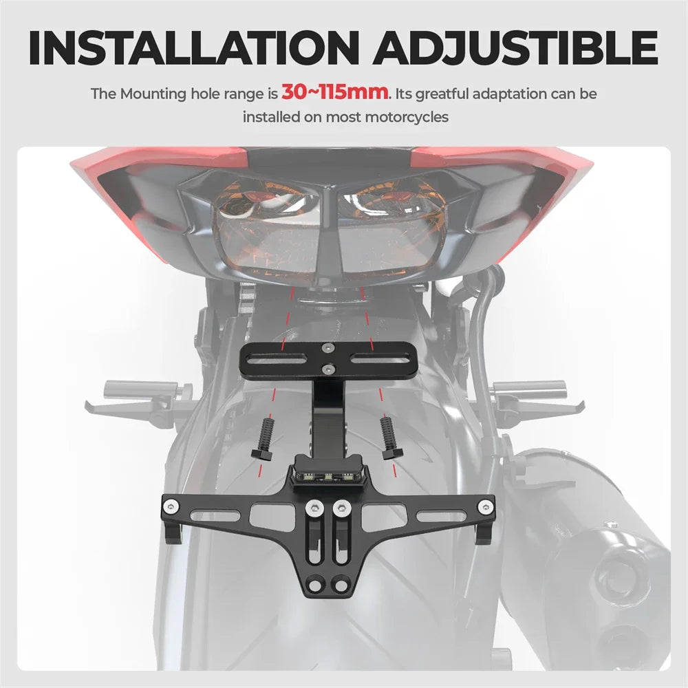 Portatarga Universale per Moto – KEMiMOTO
