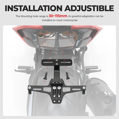 Portatarga Universale per Moto – KEMiMOTO
