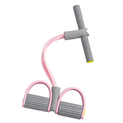 Resistance Band 4 Tubi con Pedali