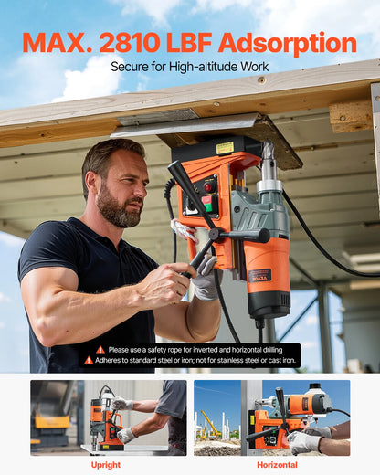 SucceBuy Magnetic Drill Press 1450W