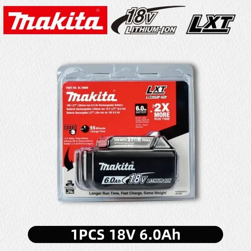 Makita Batteria 18V 6.0Ah BL1860B LXT