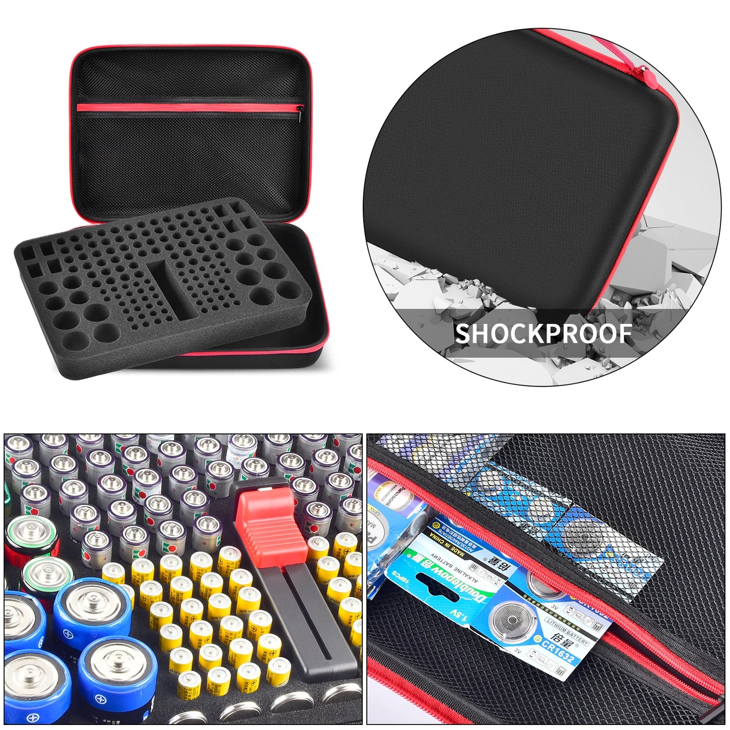 Battery Organizer Storage Box