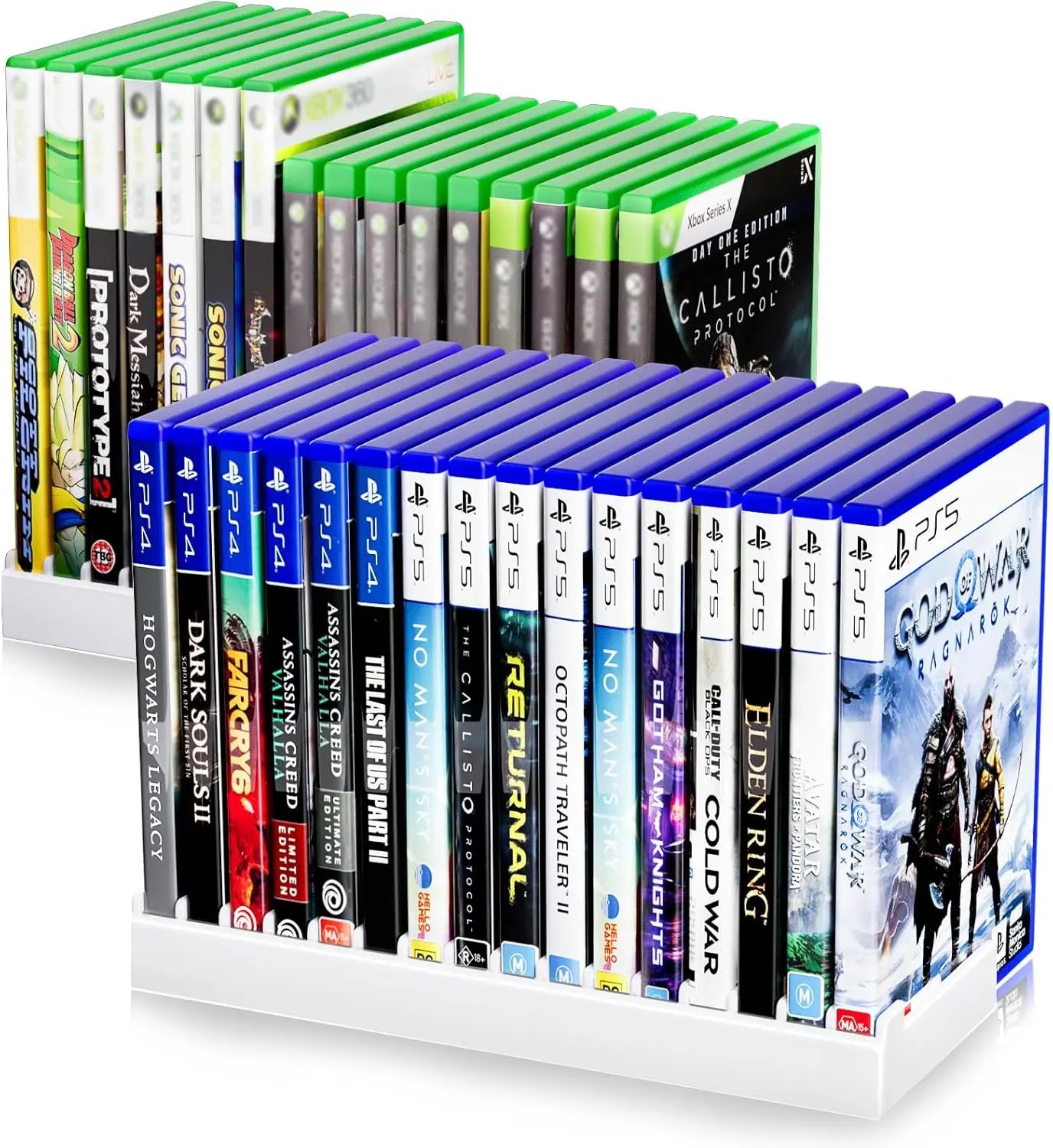 Supporto Porta Giochi per PS5, Xbox, Nintendo Switch e DVD