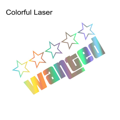 Adesivo "Wanted Laser"