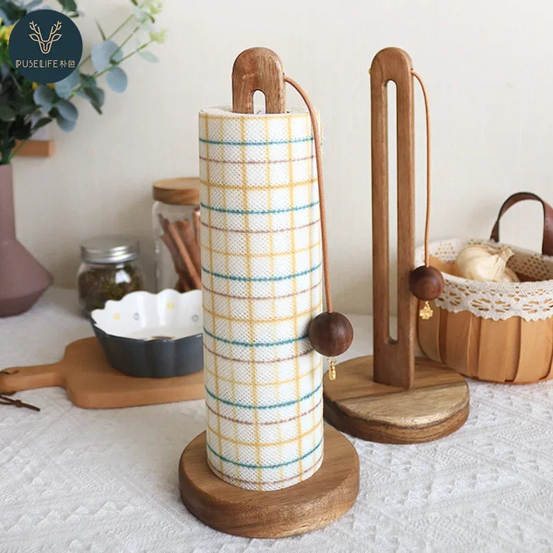 Portarotolo da Cucina in Legno