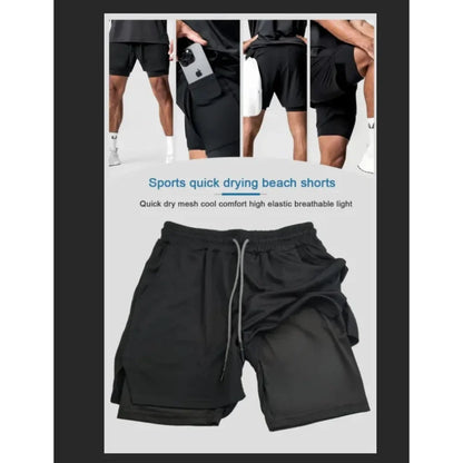 ONE PIECE Luffy Printed Double-Layer Shorts