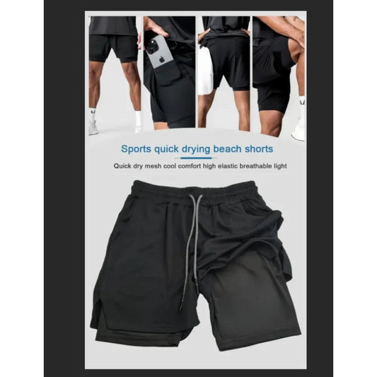 ONE PIECE Luffy Printed Double-Layer Shorts