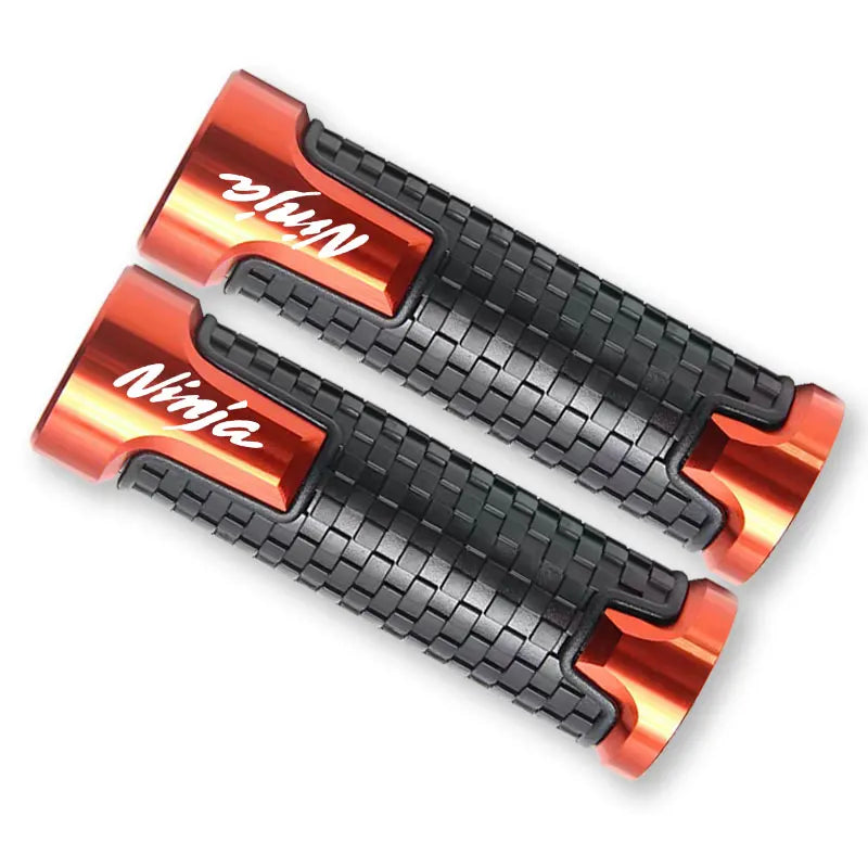 Manopole Moto in Alluminio Billet e Gomma