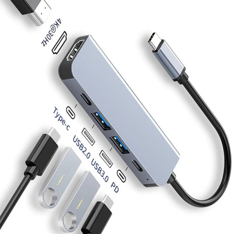Hub USB-C DIXSG con HDMI 4K
