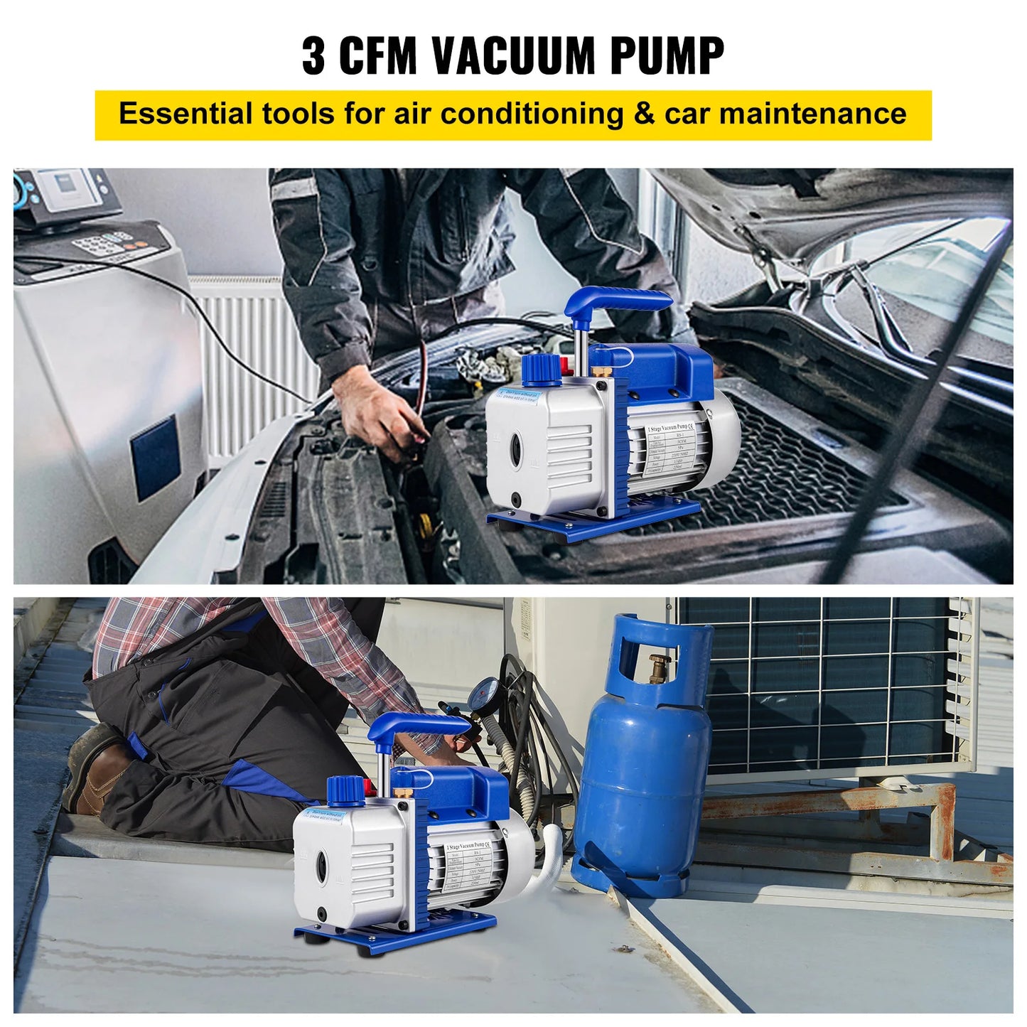 SucceBuy Pompa per Vuoto 3 CFM