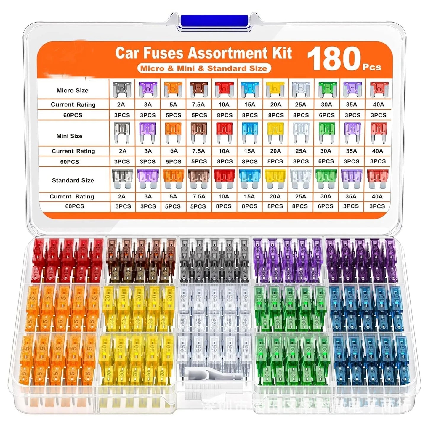 Kit Fusibili Auto 120/180/300 Pezzi