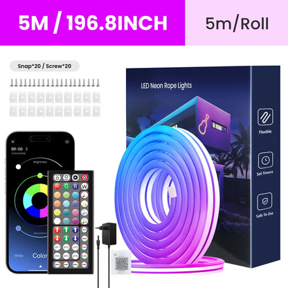 Striscia LED Neon RGB Intelligente 24V