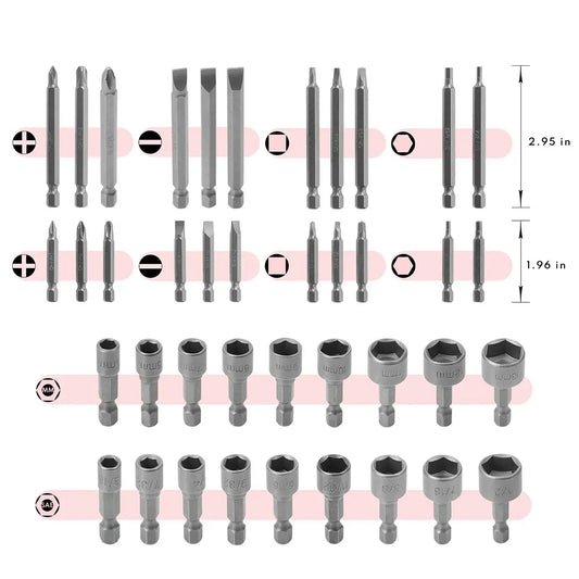 Leekooluu 208PCS Master Screwdriver Bit Set