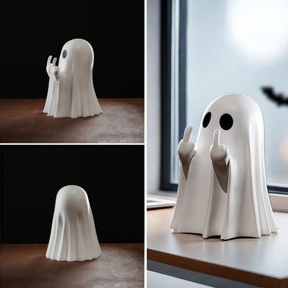 Statuetta Fantasma con Dito Medio