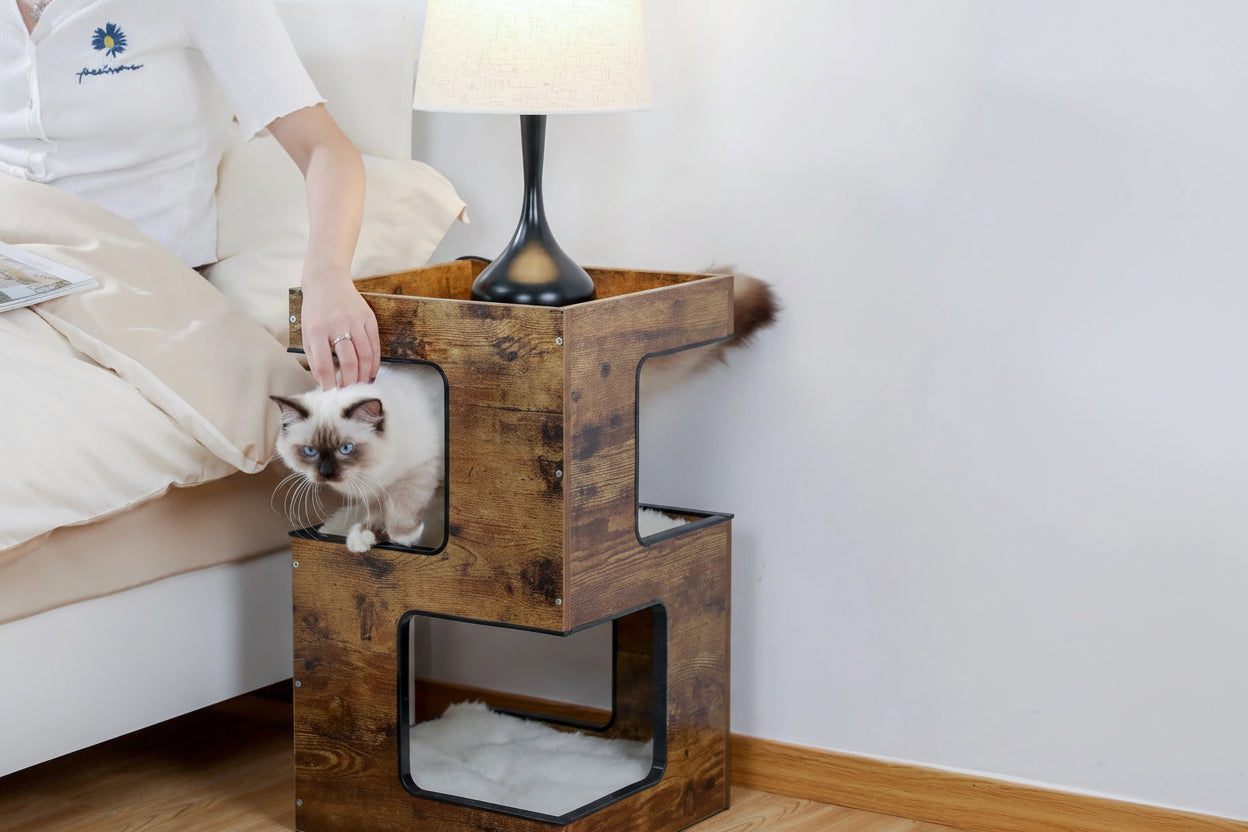 PAWZ Road Wood Cat Condo House