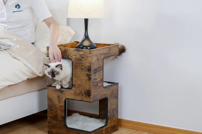 PAWZ Road Wood Cat Condo House
