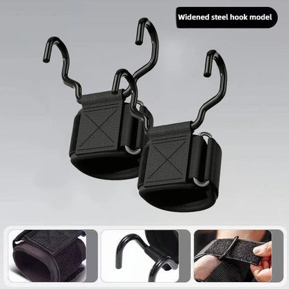 Weight Lifting Hook Grips con Polsini Regolabili