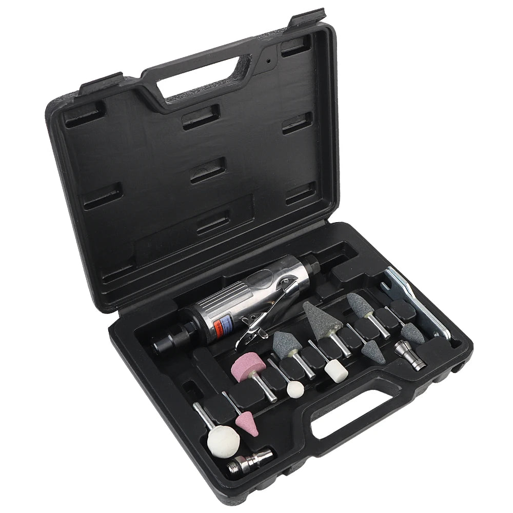 Kit Smerigliatrice Pneumatica Professionale 16 Pezzi