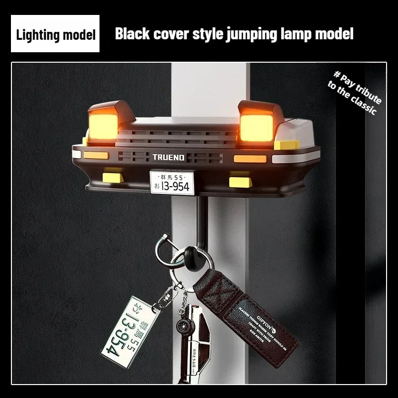 Vintage Car Headlight Keychain Wall Hook