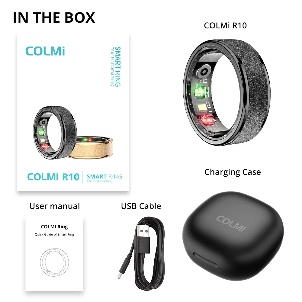 COLMI R10 Smart Ring con Custodia di Ricarica