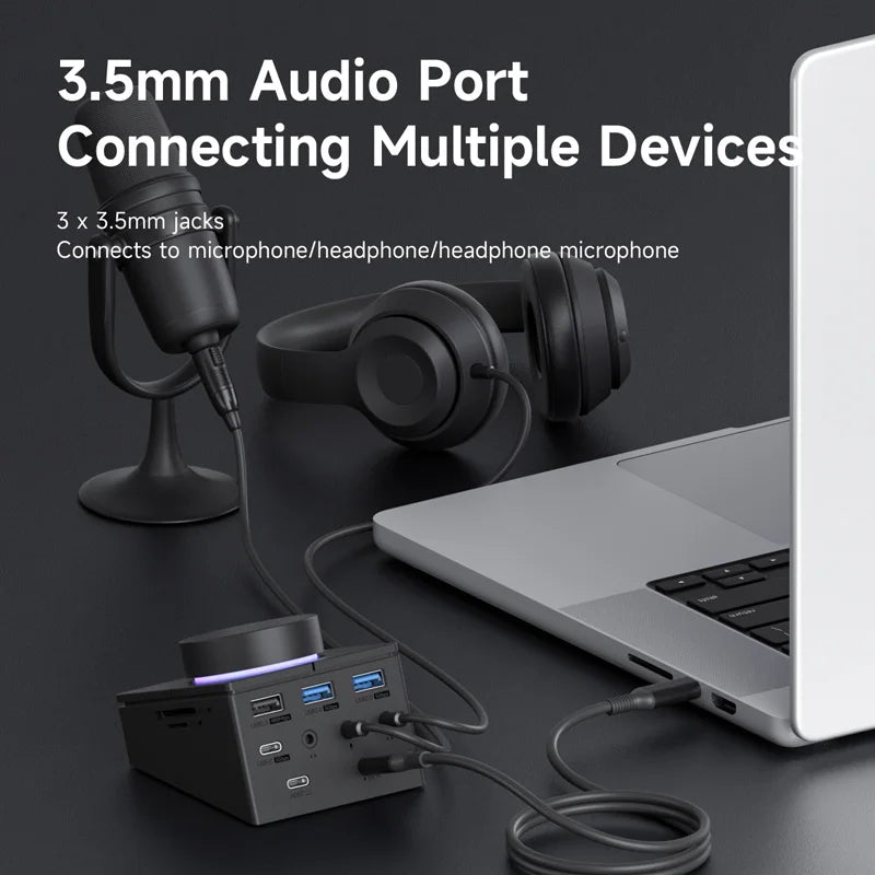 Hagibis UC-1102AG USB-C Hub 8 in 1