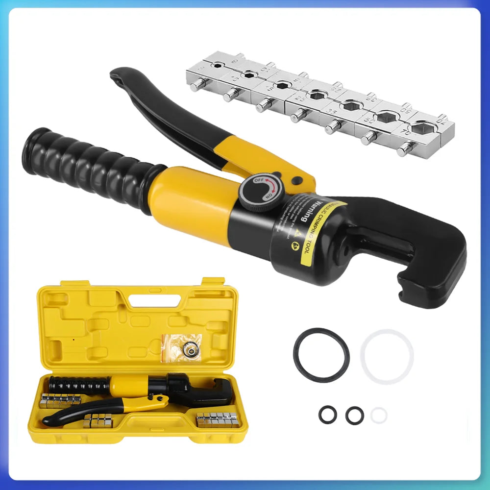 Hikity 10T Hydraulic Crimping Tool – Pinza Idraulica per Cavi e Terminali