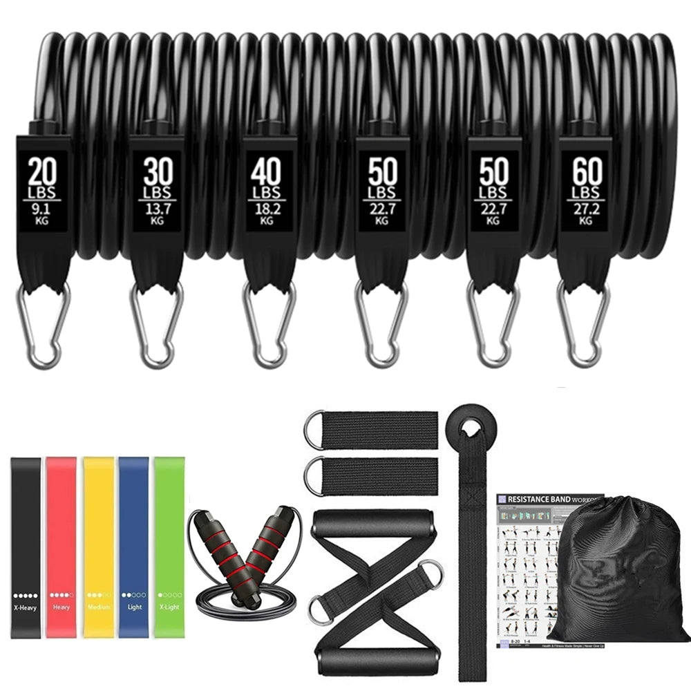 Workout Bar con Resistance Bands