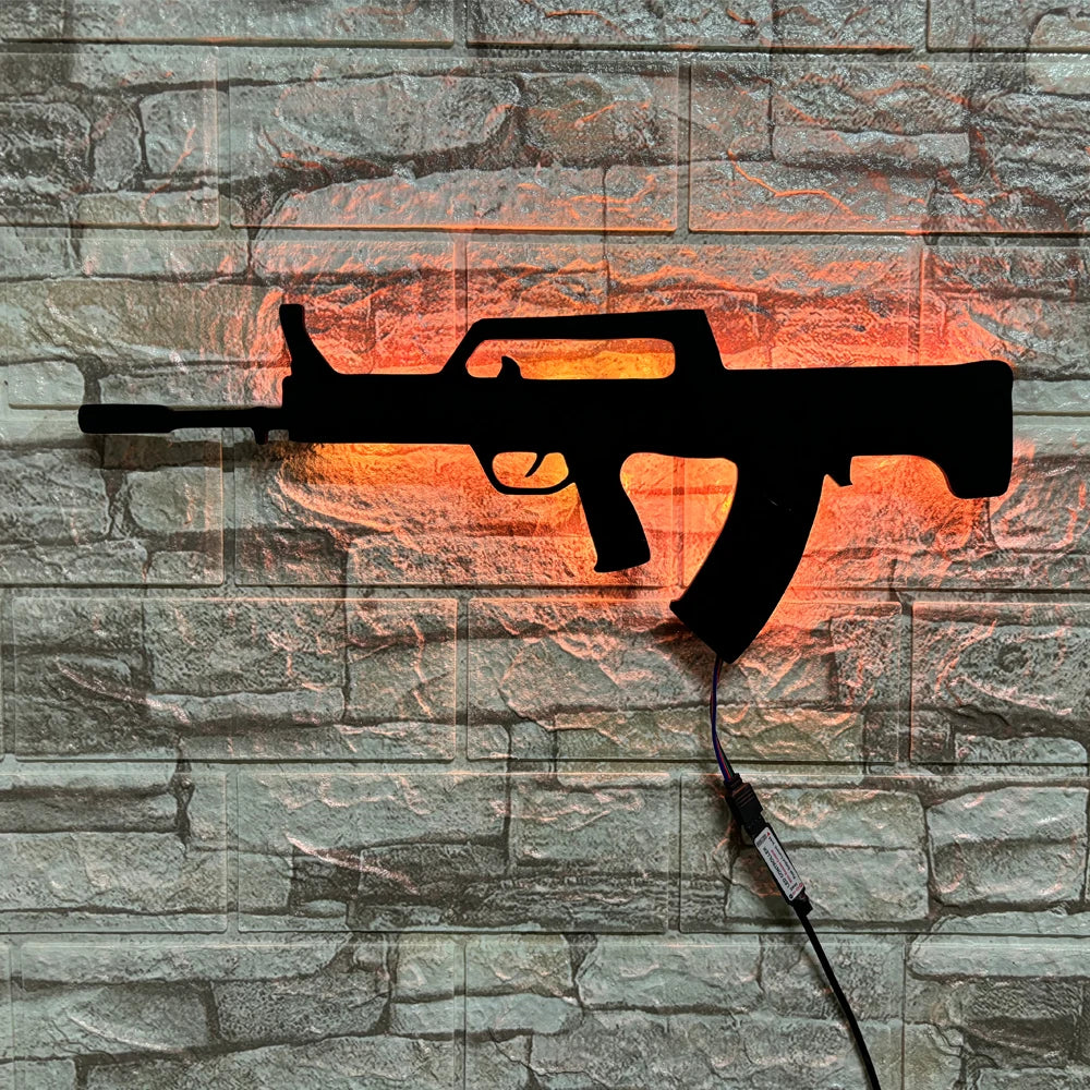 Lampada da Parete LED 3D Gun Style
