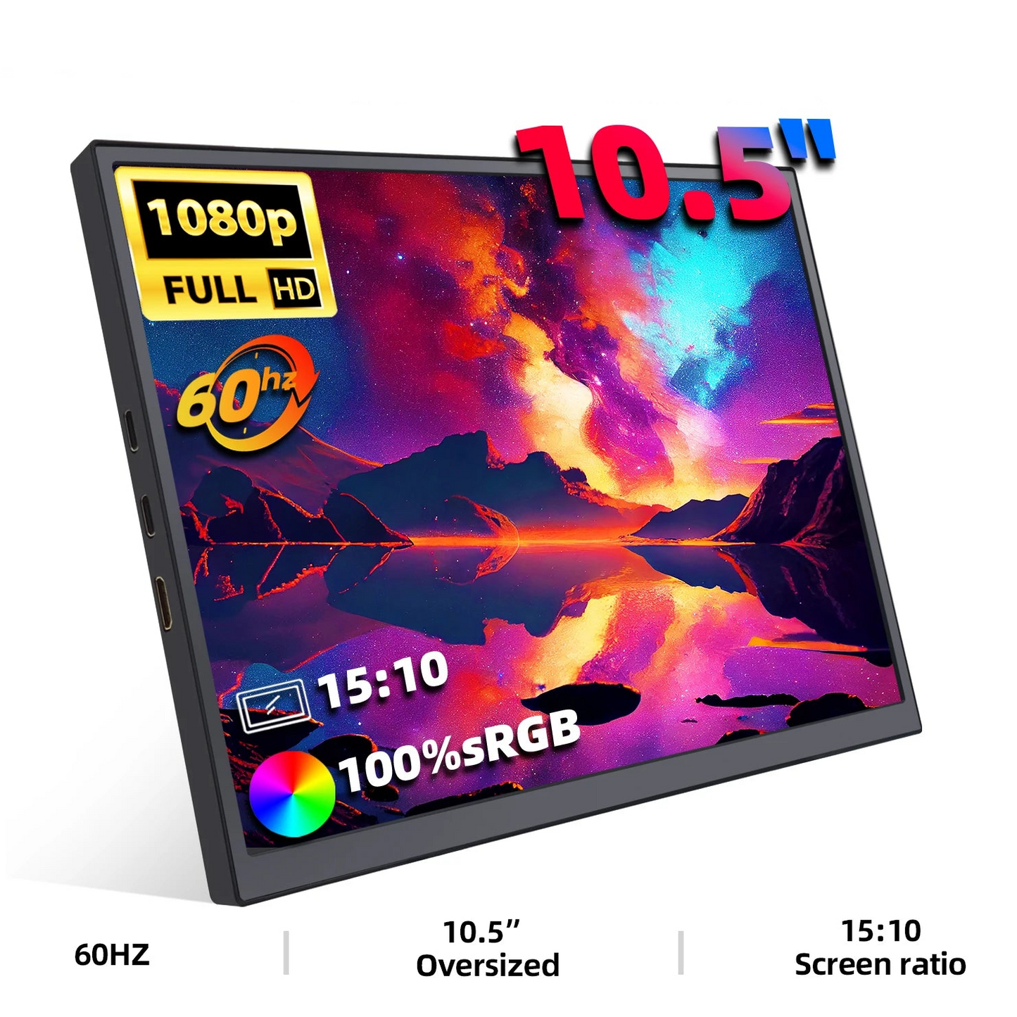 ZSUS Monitor Portatile 10,5" 1280P