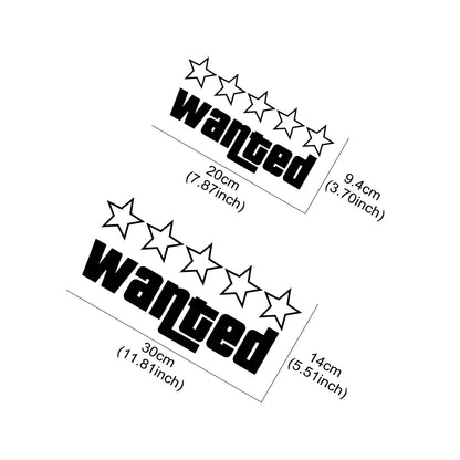 Adesivo "Wanted Laser"