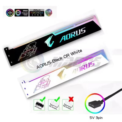 Supporto GPU ARGB Flying Elephant CO0159