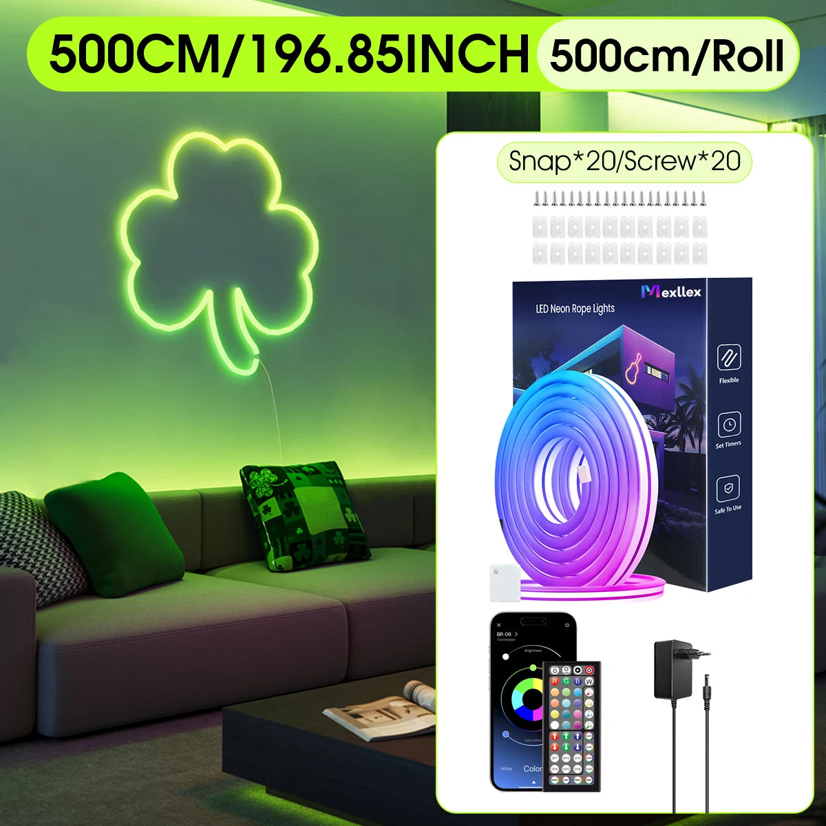Striscia LED Neon RGB Intelligente 24V